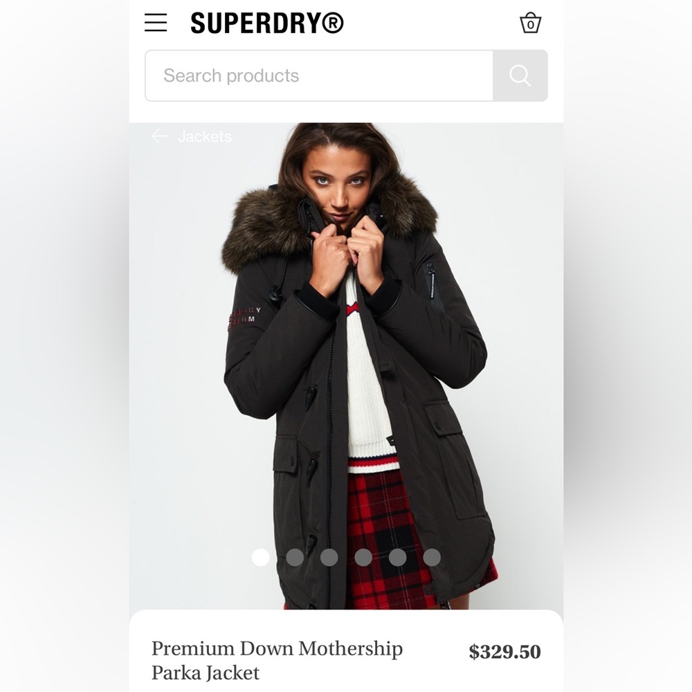 Superdry Premium Down Mothership Parka Jacket